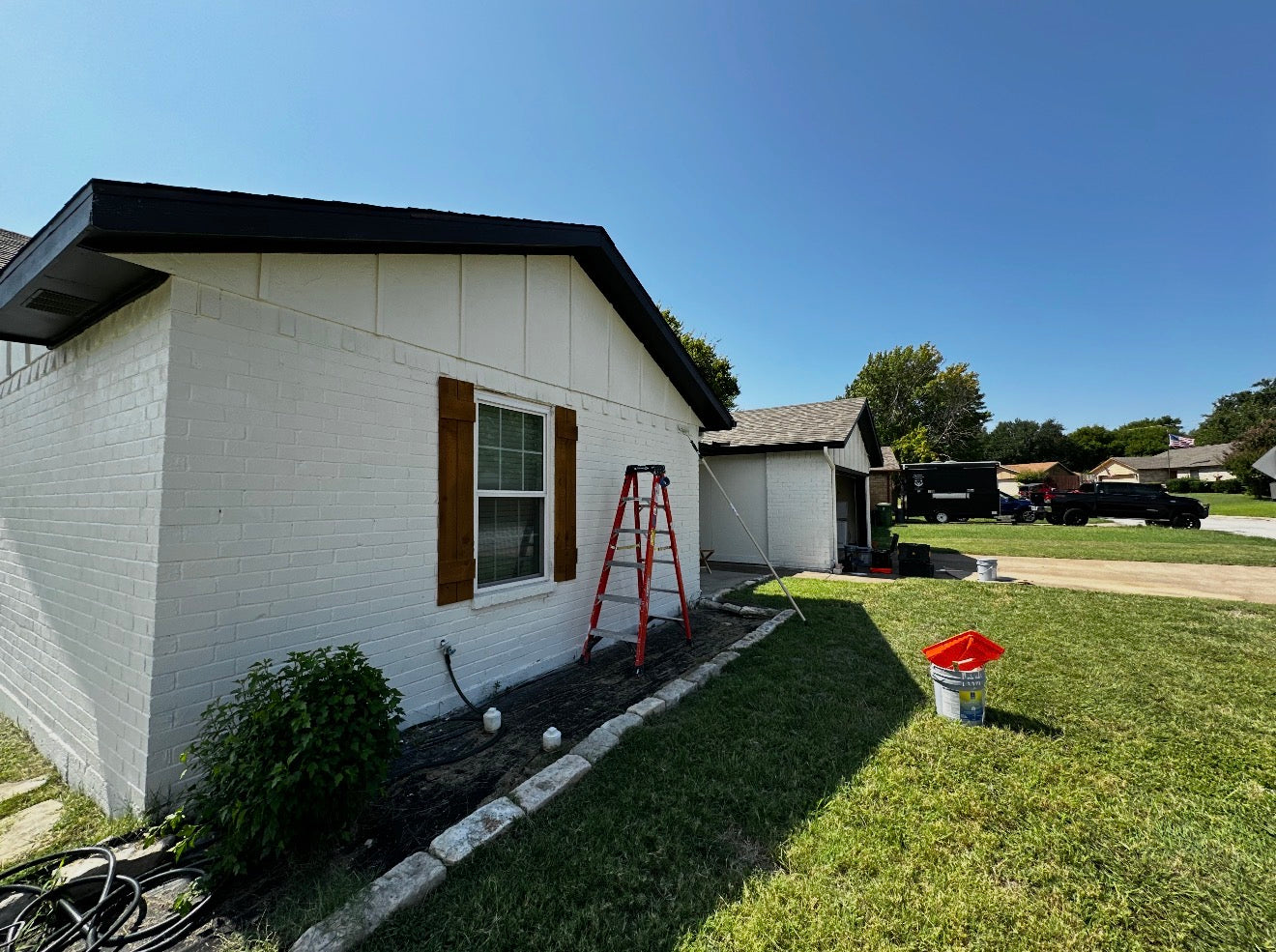Exterior Paint, Trim Paint & Handmade Shutters