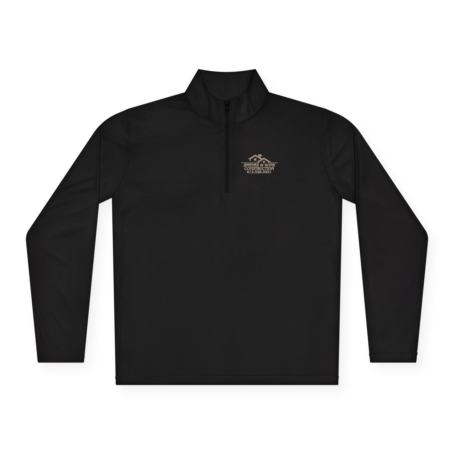 Custom Logo Unisex Quarter-Zip Pullover | Personalized Workwear, Company Apparel, Construction Gear, Team Uniform, Business Sweatshirt