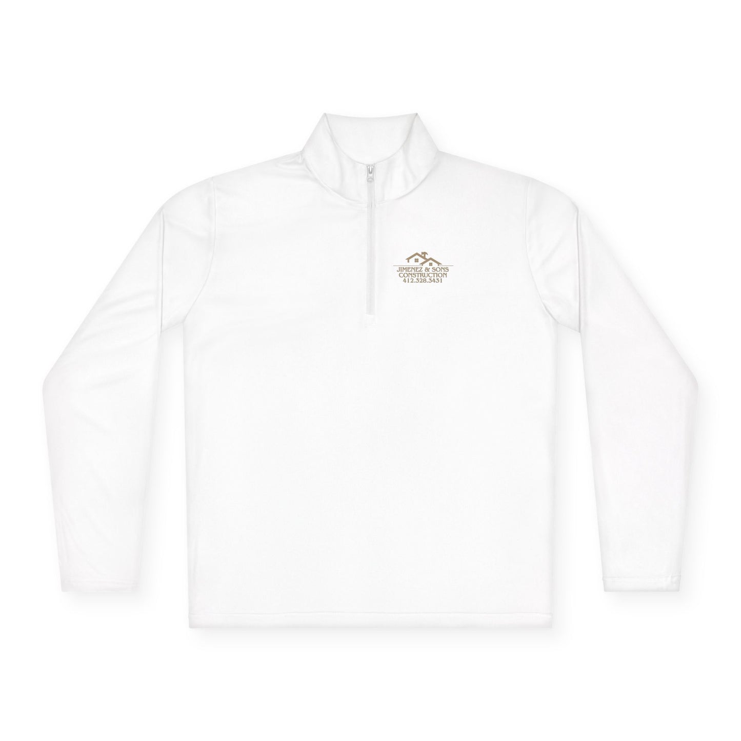Custom Logo Unisex Quarter-Zip Pullover | Personalized Workwear, Company Apparel, Construction Gear, Team Uniform, Business Sweatshirt