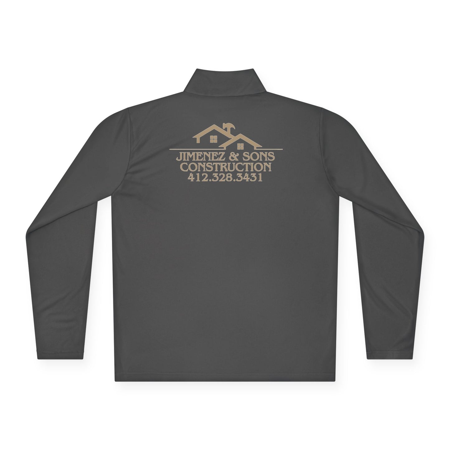 Custom Logo Unisex Quarter-Zip Pullover | Personalized Workwear, Company Apparel, Construction Gear, Team Uniform, Business Sweatshirt