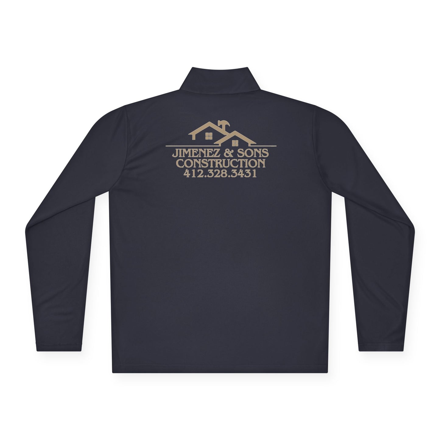 Custom Logo Unisex Quarter-Zip Pullover | Personalized Workwear, Company Apparel, Construction Gear, Team Uniform, Business Sweatshirt