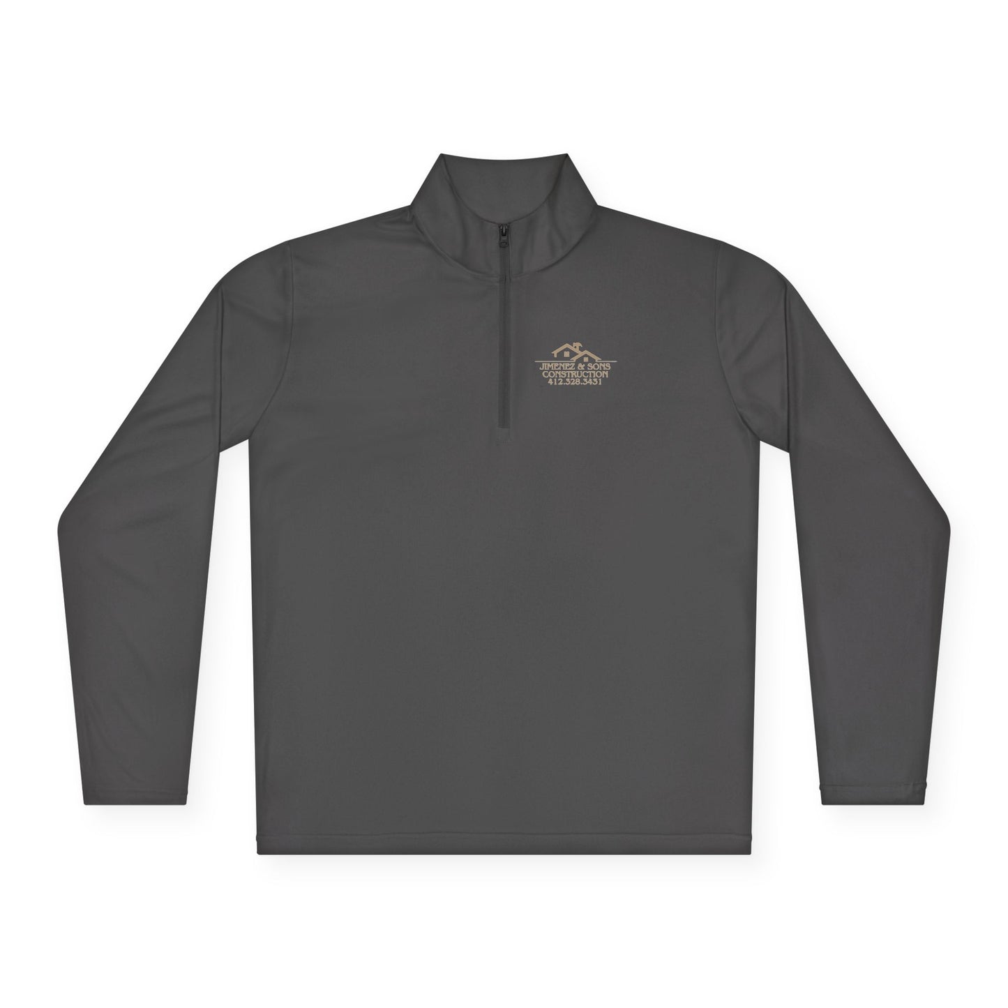 Custom Logo Unisex Quarter-Zip Pullover | Personalized Workwear, Company Apparel, Construction Gear, Team Uniform, Business Sweatshirt