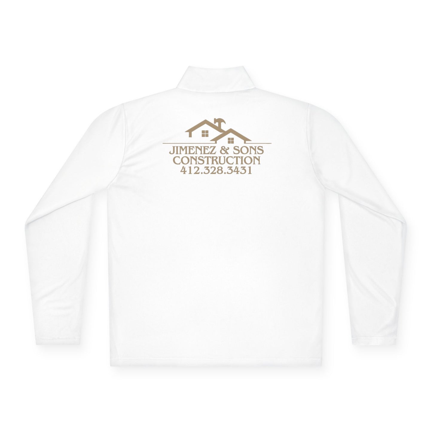 Custom Logo Unisex Quarter-Zip Pullover | Personalized Workwear, Company Apparel, Construction Gear, Team Uniform, Business Sweatshirt