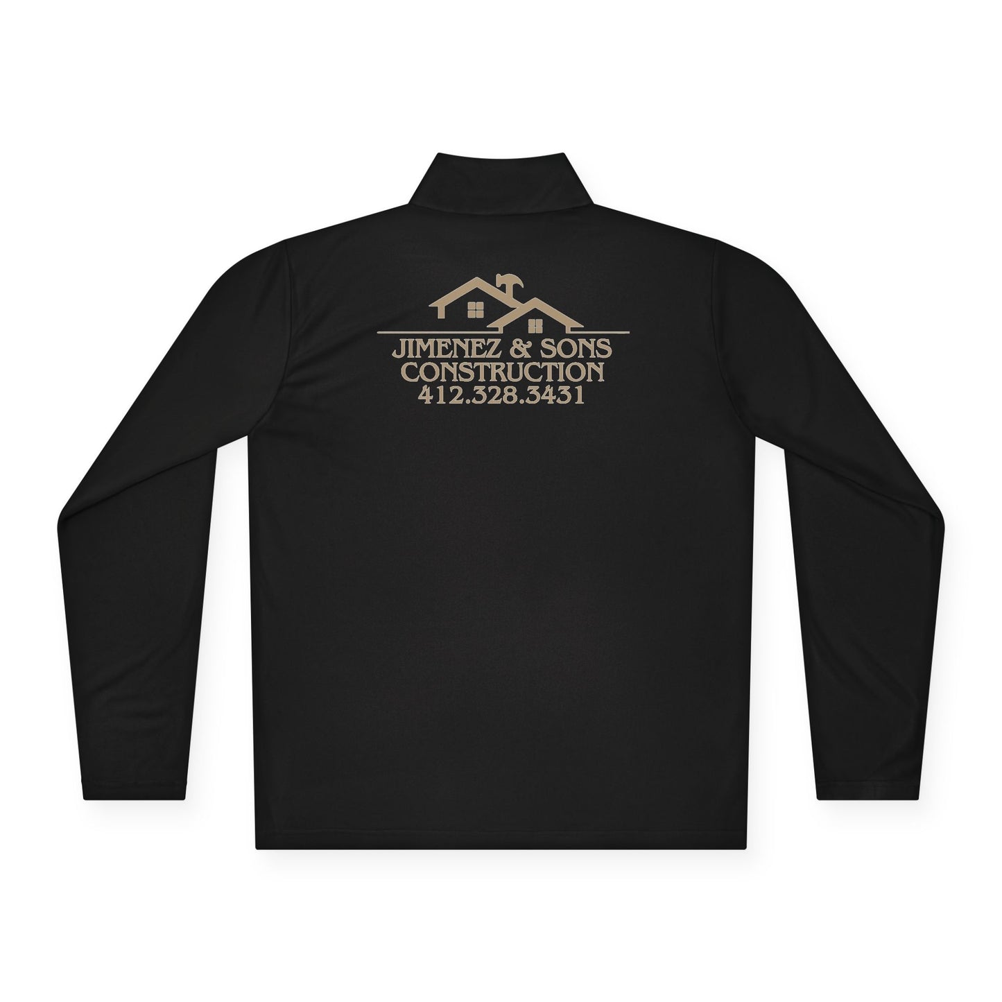 Custom Logo Unisex Quarter-Zip Pullover | Personalized Workwear, Company Apparel, Construction Gear, Team Uniform, Business Sweatshirt
