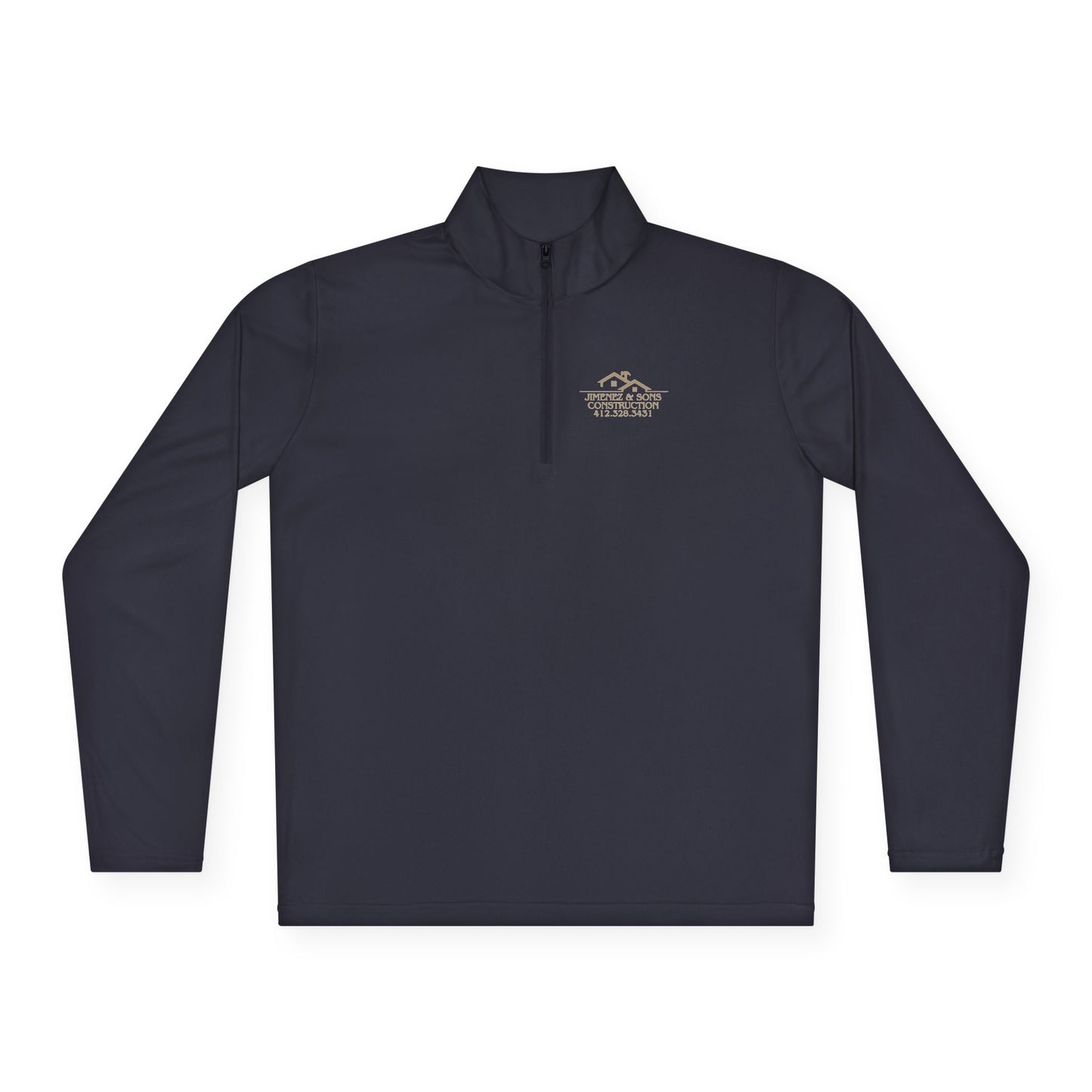 Custom Logo Unisex Quarter-Zip Pullover | Personalized Workwear, Company Apparel, Construction Gear, Team Uniform, Business Sweatshirt
