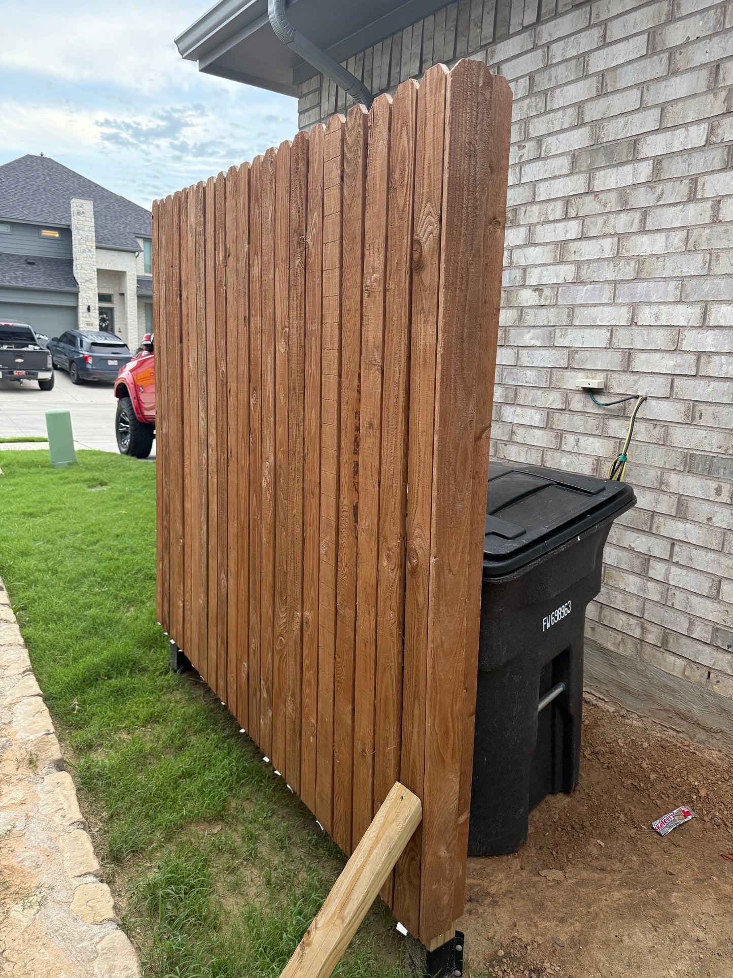 Custom Trash Can Enclosure