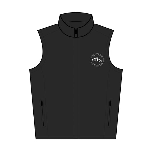 Men's Soft Shell Vest - Embroidered