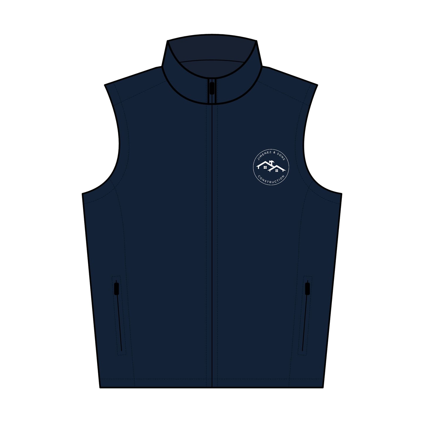Men's Soft Shell Vest - Embroidered