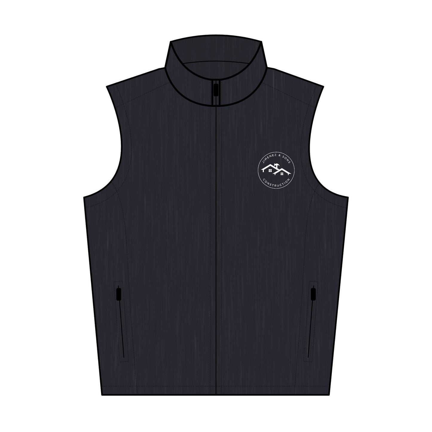 Men's Soft Shell Vest - Embroidered