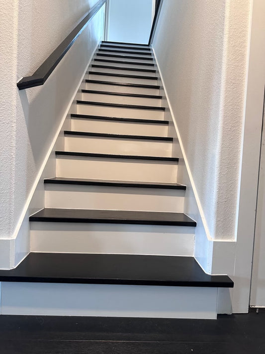 Stair Refresh with Carpet Removal & Remodel