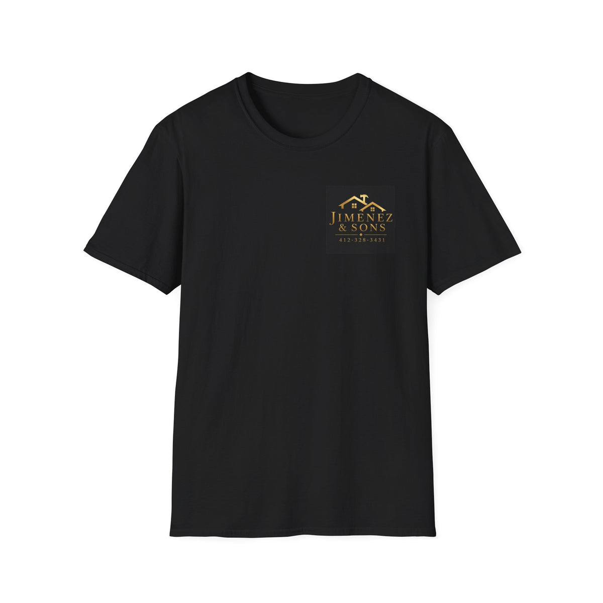 T-Shirt — Jimenez & Sons Gold Logo Tee