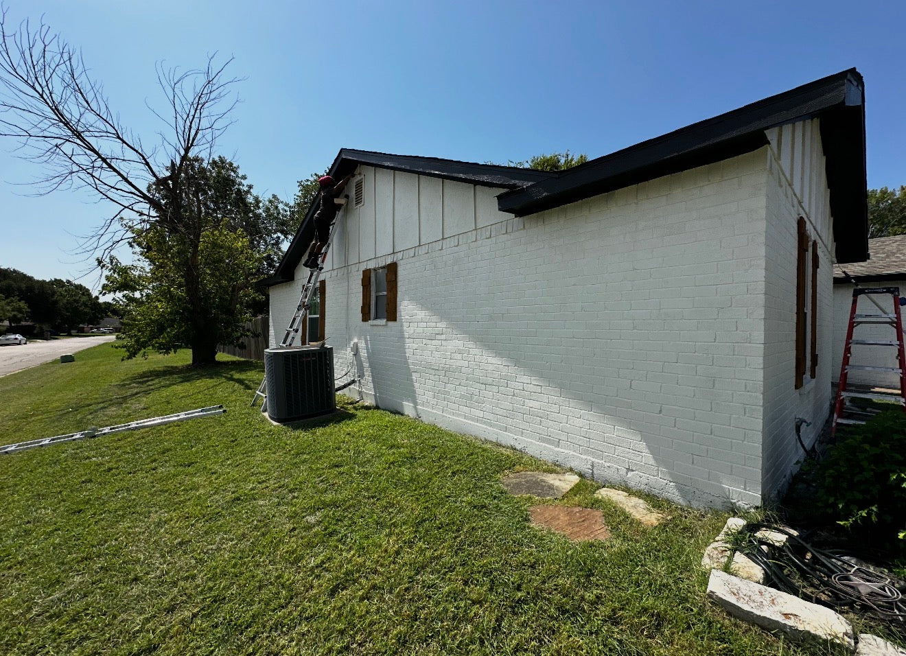 Exterior Paint, Trim Paint & Handmade Shutters