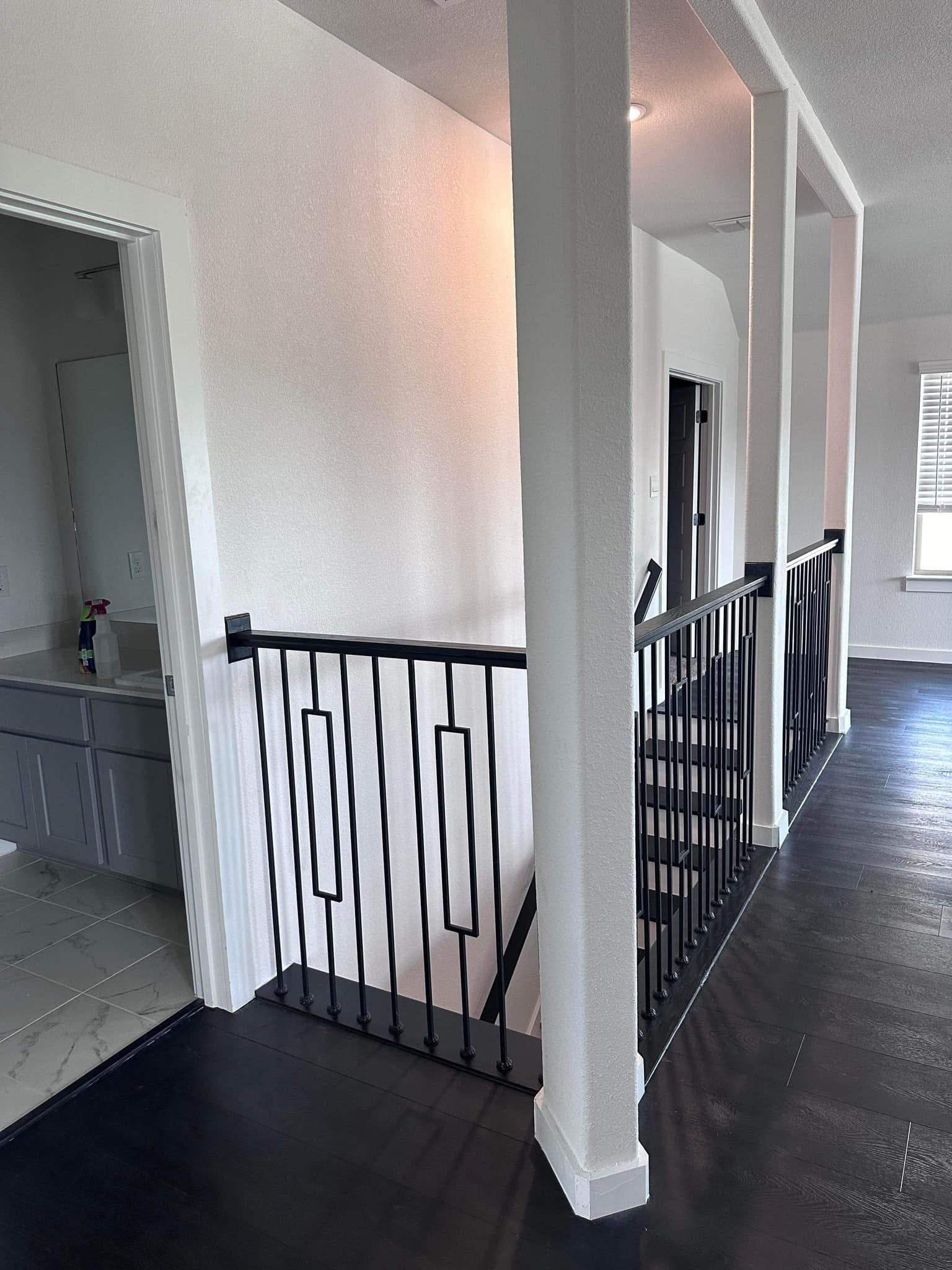 Open Concept Remodel with Railing & Flooring Upgrade – Jimenez & Sons ...