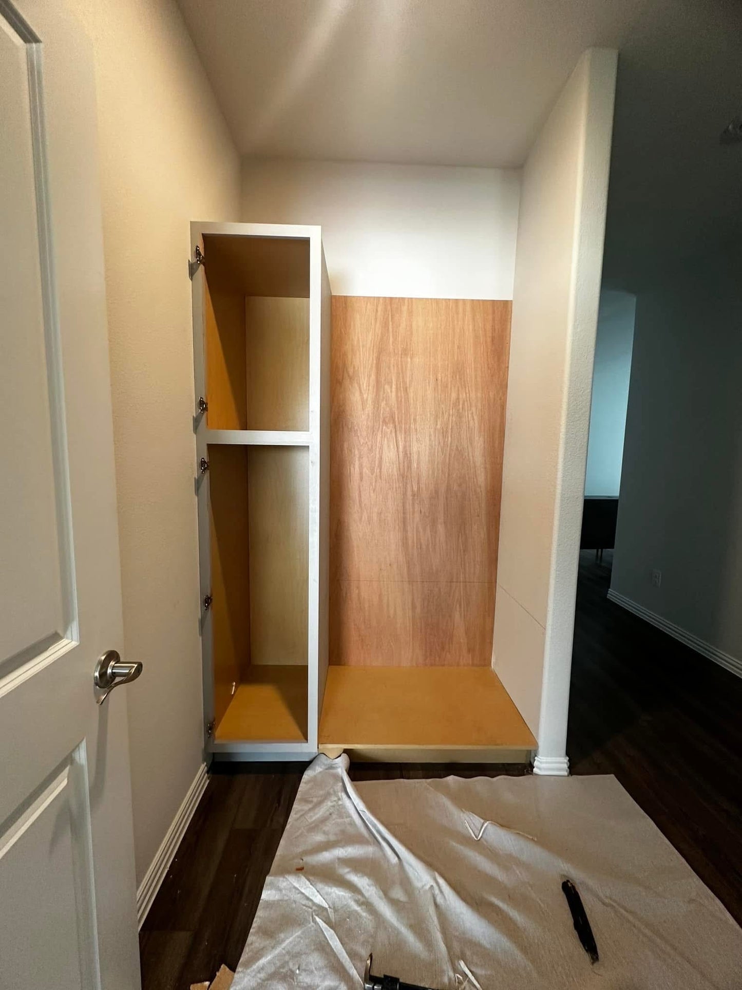 Handmade Custom Mudroom & Cabinet