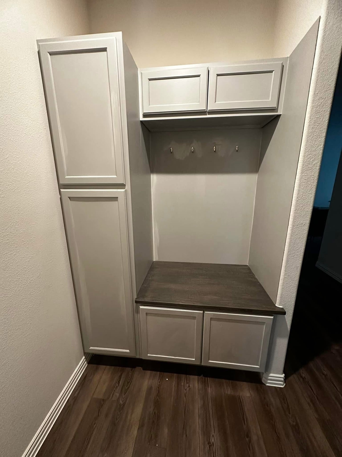 Handmade Custom Mudroom & Cabinet